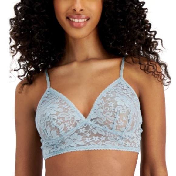Inc International Concepts Women's
Lace Bralette Lingerie, Bue Amazonite size S - Picture 2 of 6